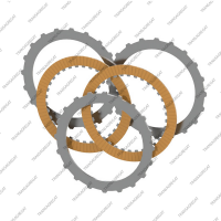 Комплект фрикционных, стальных и опорныx дисков гидротрансформатора*