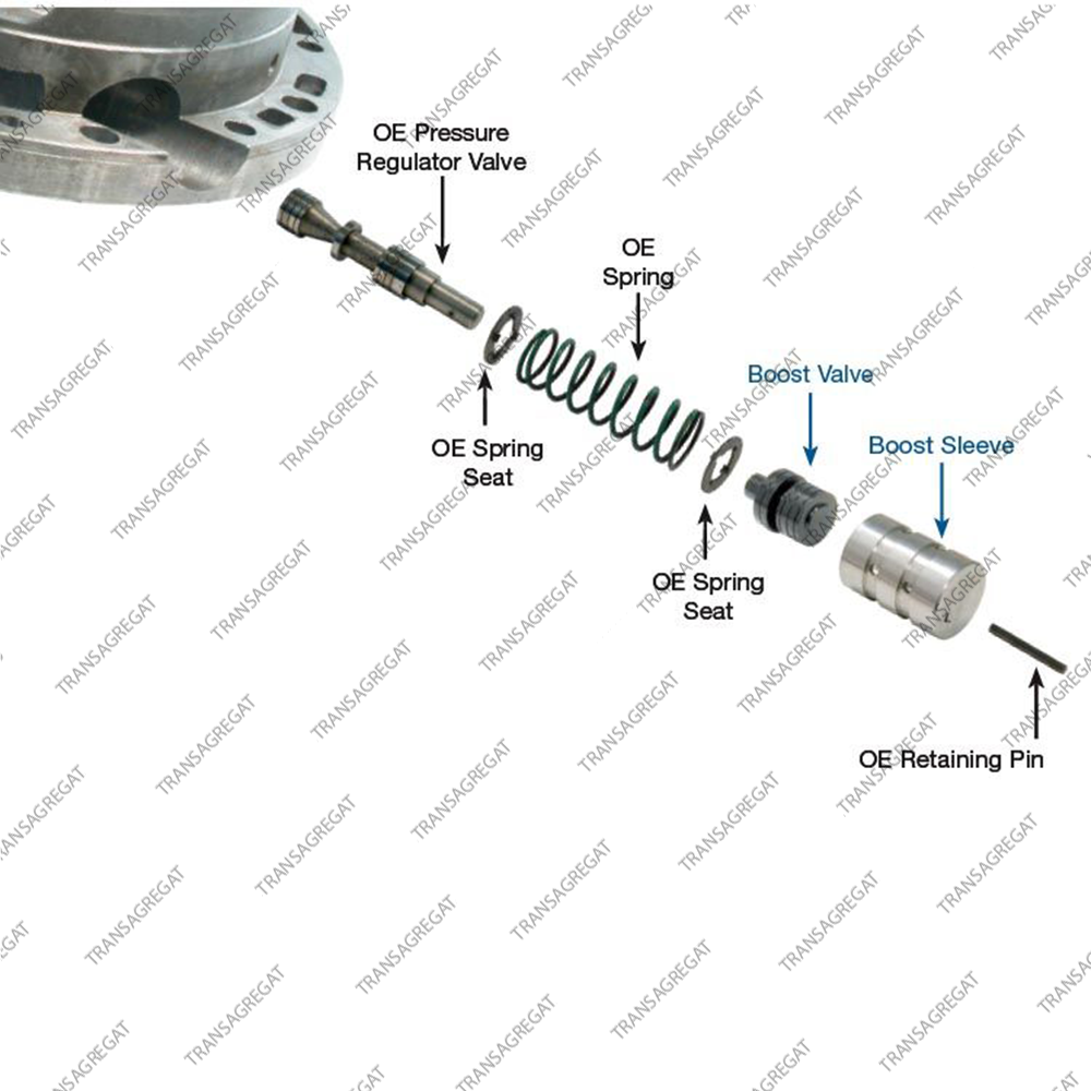 Клапан масляного насоса бустерный (тип 2, #264)