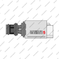 Соленоид переключения A, B, C, D, блокировки (10-up, бежевый разъем, коричневый носик, #5*)