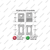 Клапан масляного насоса (ремонтный, длина 26mm, улучшенный)*